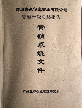 深圳市嘉豪何室实业有限公司管理升级总结报告