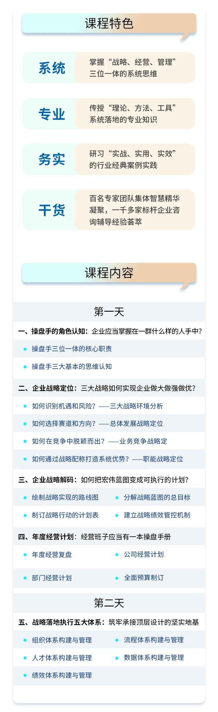 《万向娱乐—从战略到执行》课程特色